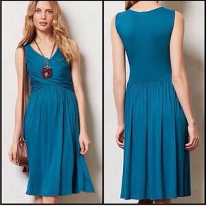 Turquoise  Girls from Savoy's ruched jersey dress